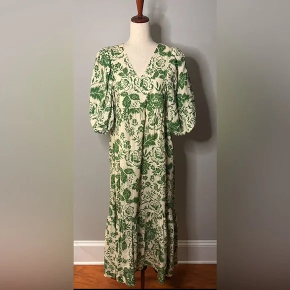 Hunter Bell Palmer Green Gardens Dress size S - Picture 2 of 5